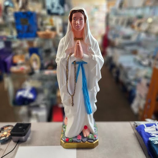 24" Our Lady of Lourdes Outdoor Statue