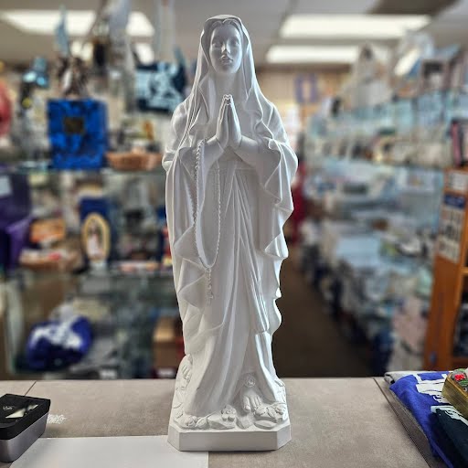 24" Our Lady of Lourdes Outdoor Statue