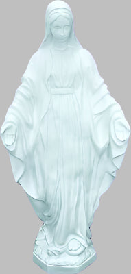 Our Lady of Grace - 32" White Outdoor Statue