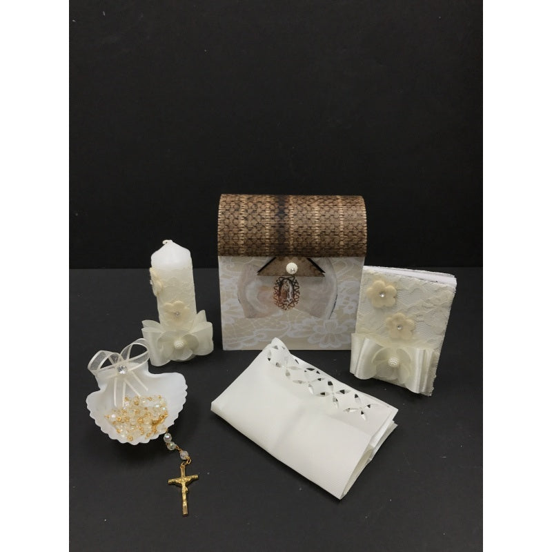 Baptism Gift Set in Matching Decorative Box