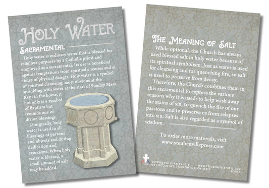 Holy Water: Faith Explained Card