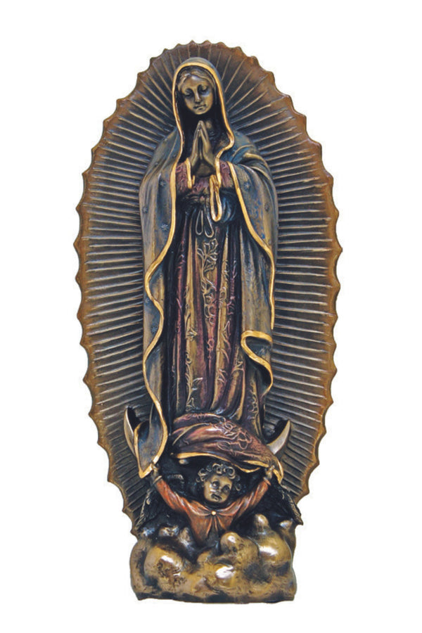 9.5" Our Lady of Guadalupe Statue