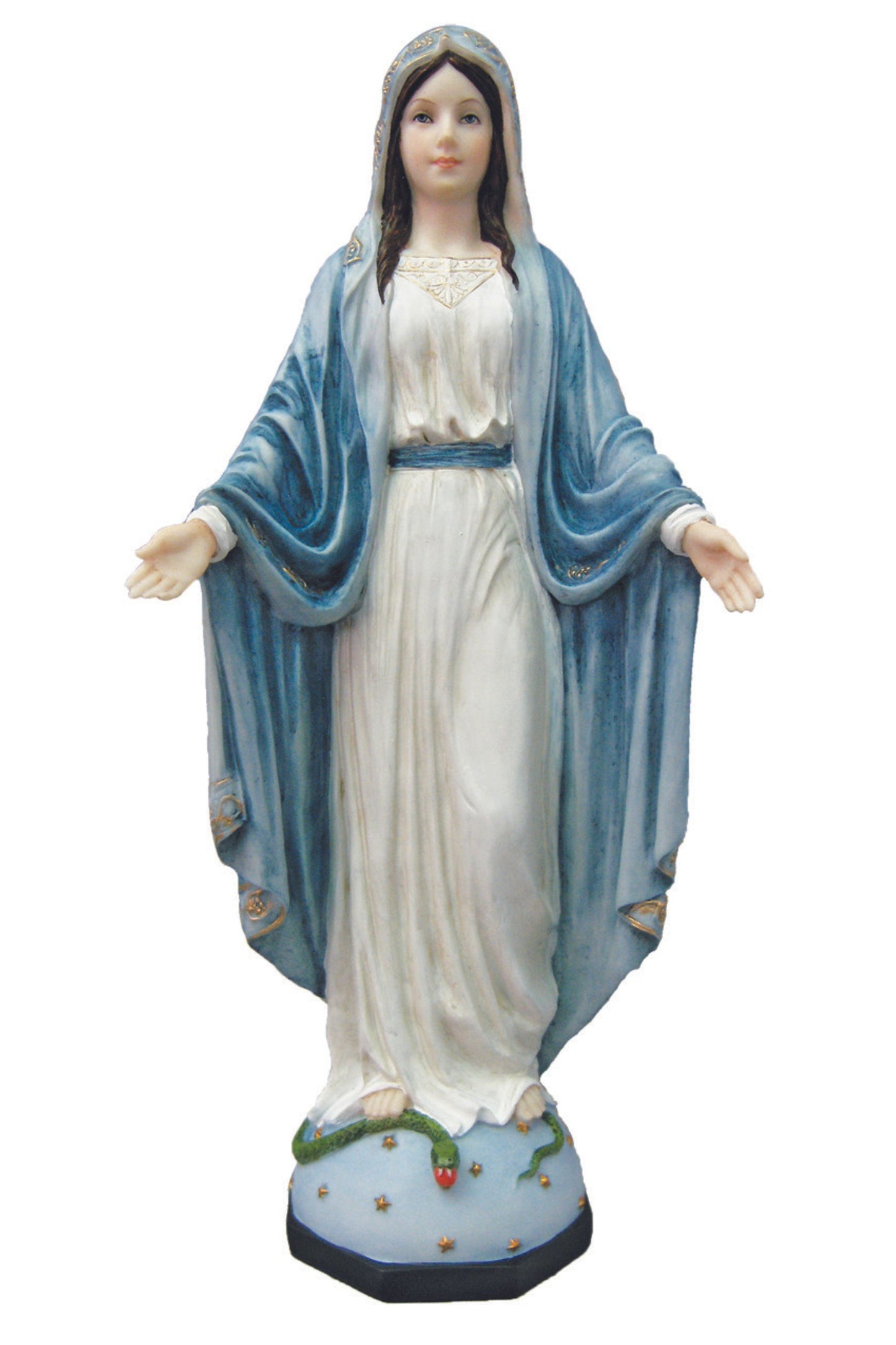 10" Our Lady of Grace Statue, Hand-Painted