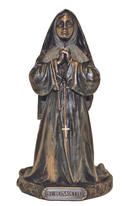 St. Bernadette, Veronese Collection, Bronze - 6" Statue