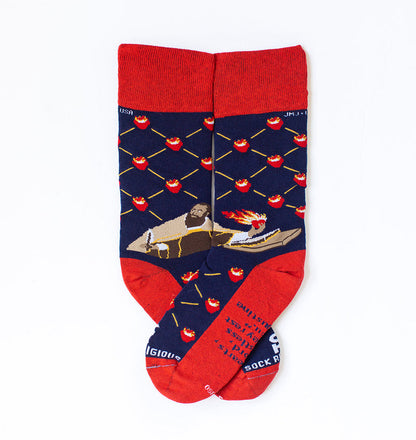Religious Themed Socks, Kids-Adult Size (Many Variants)