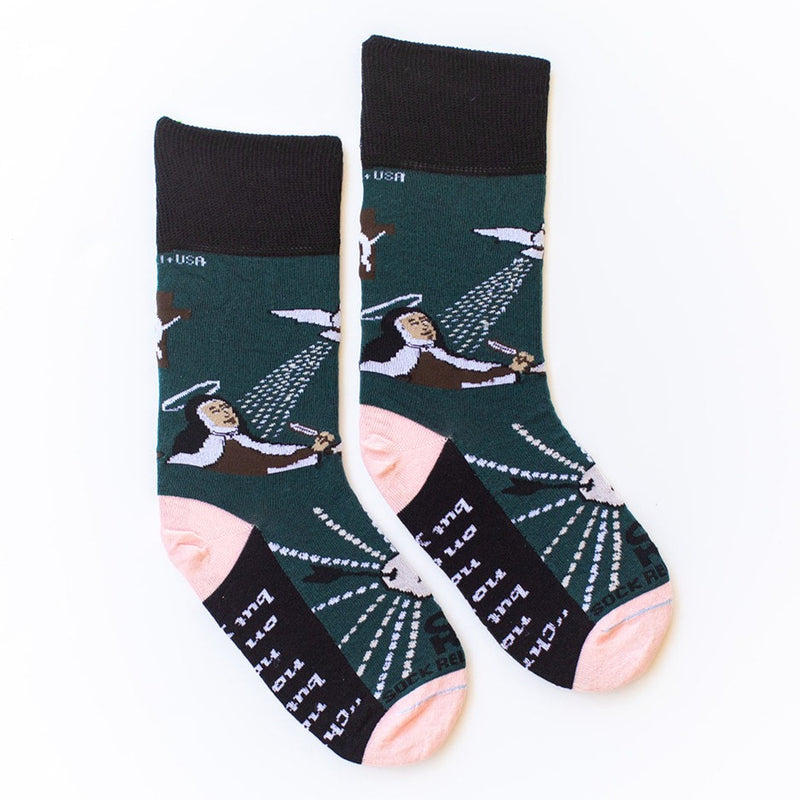 Religious Themed Socks, Adult Size (Many Variants)