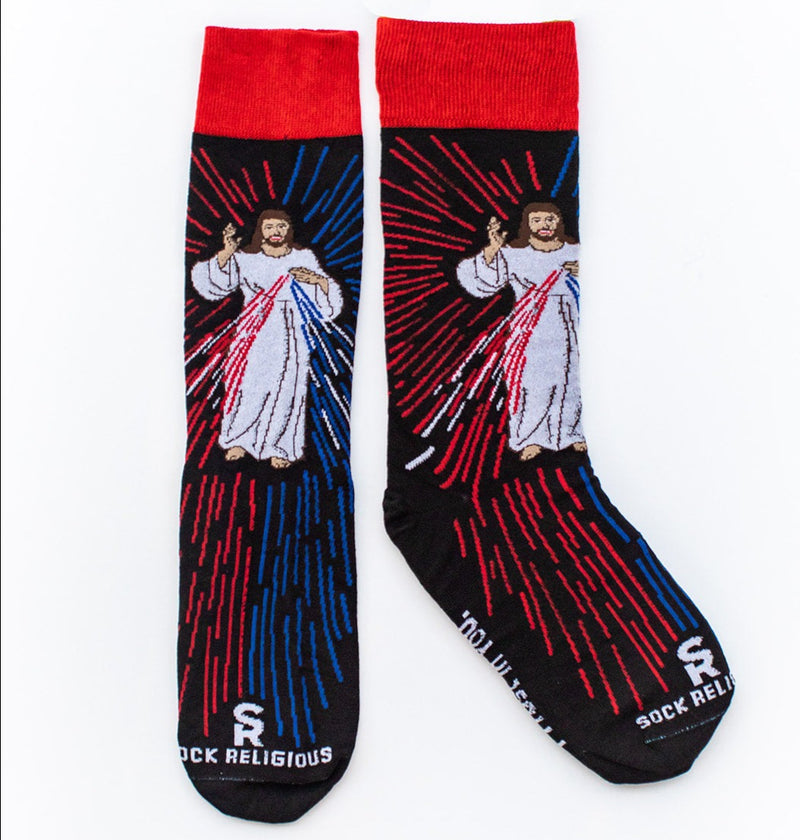 Religious Themed Socks, Adult Size (Many Variants)