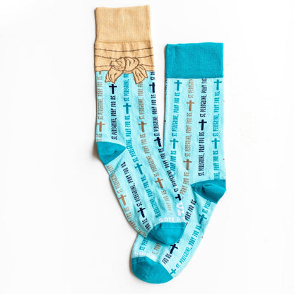 Religious Themed Socks, Kids-Adult Size (Many Variants)