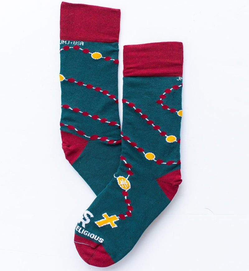 Religious Themed Socks, Adult Size (Many Variants)