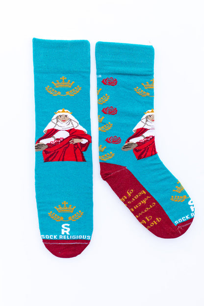 Religious Themed Socks, Kids-Adult Size (Many Variants)