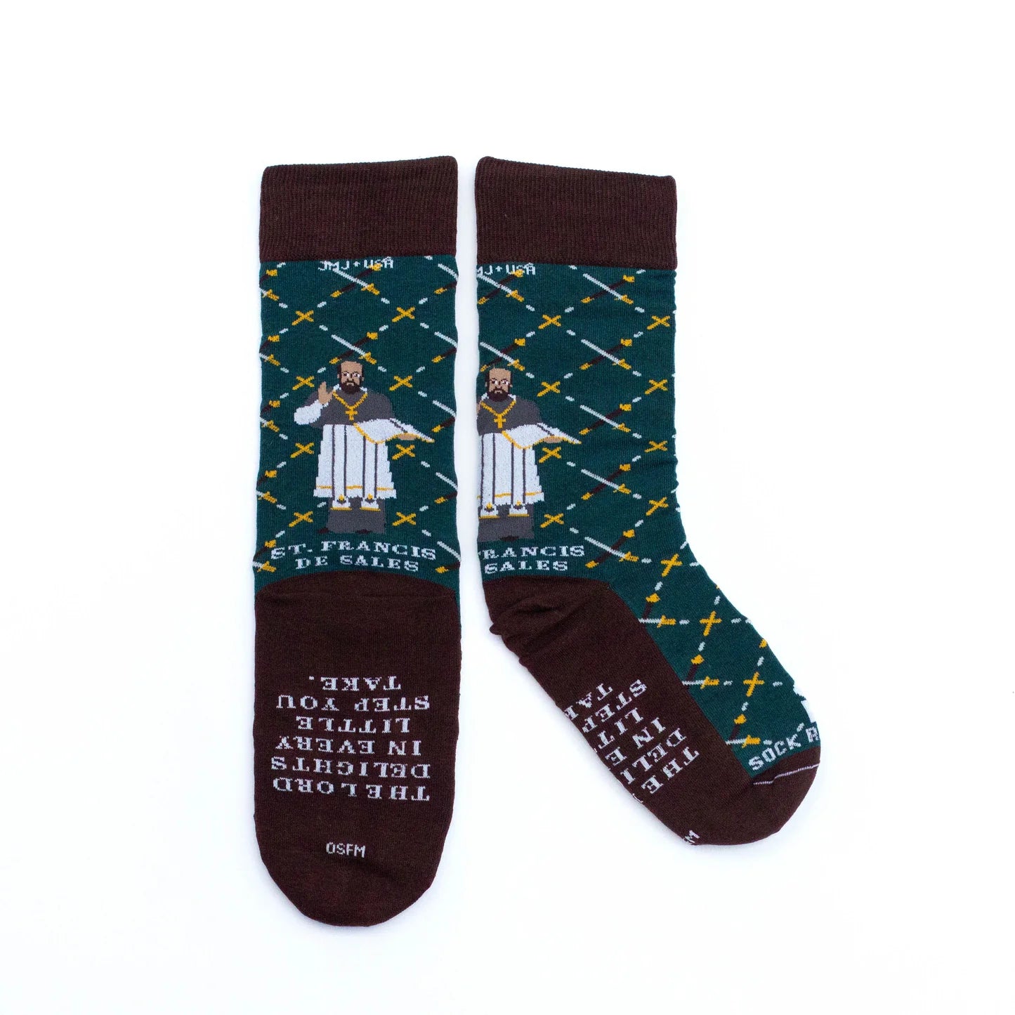 Religious Themed Socks, Kids-Adult Size (Many Variants)