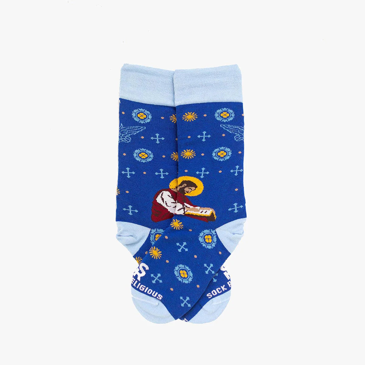 Religious Themed Socks, Kids-Adult Size (Many Variants)