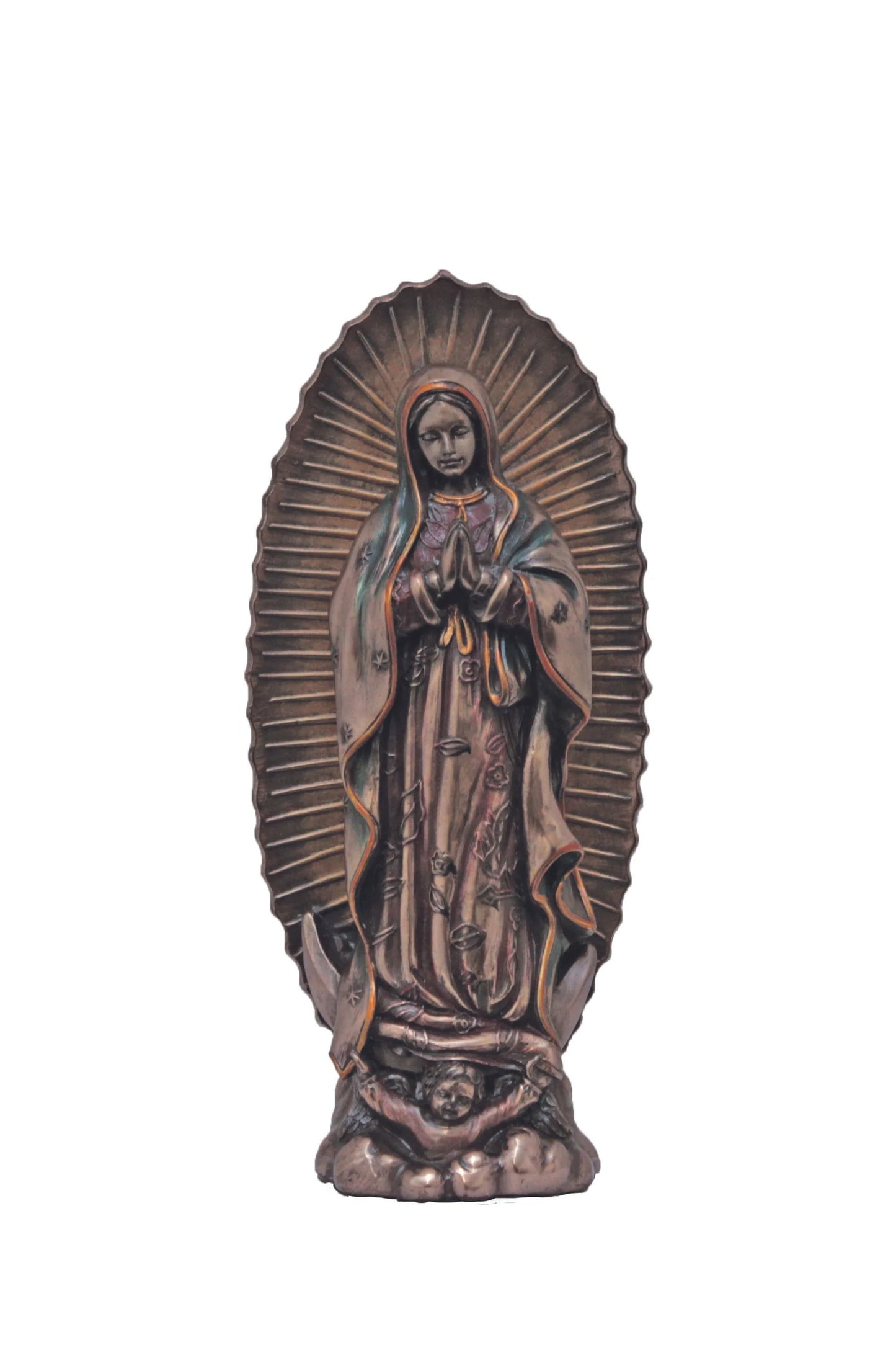 Our Lady of Guadalupe, Veronese Collection, in cold cast bronze finish