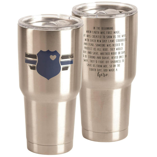 Police "Hero" - Large Travel Tumbler