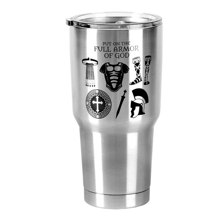 "Full Armor Of God" 30 oz Tumbler