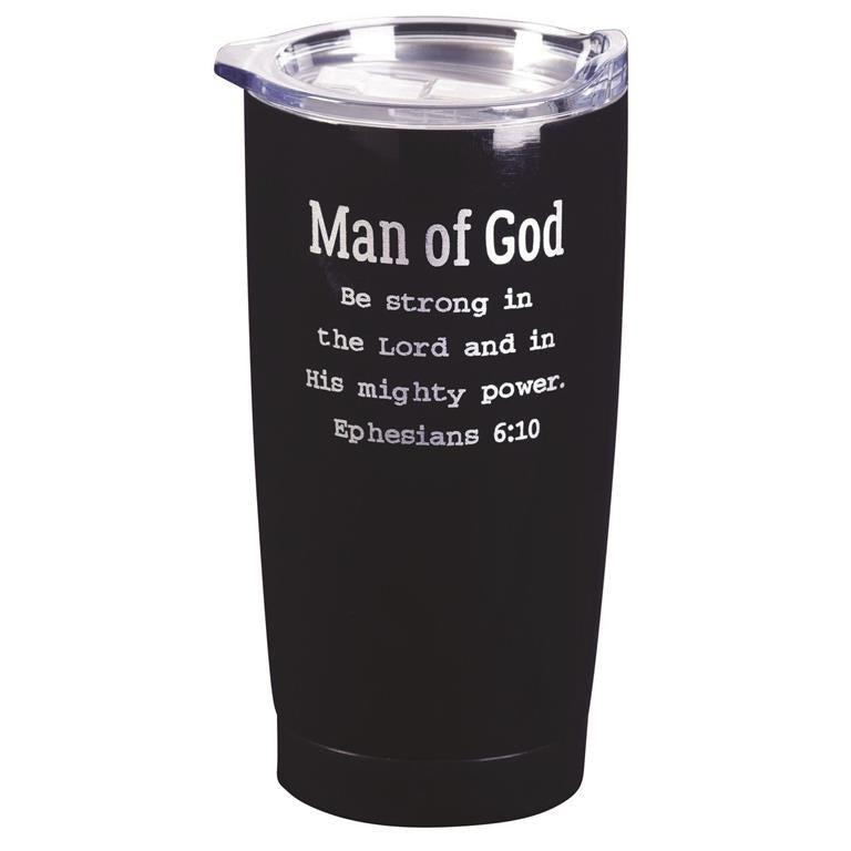 Man of God Tumbler Coffee Cup