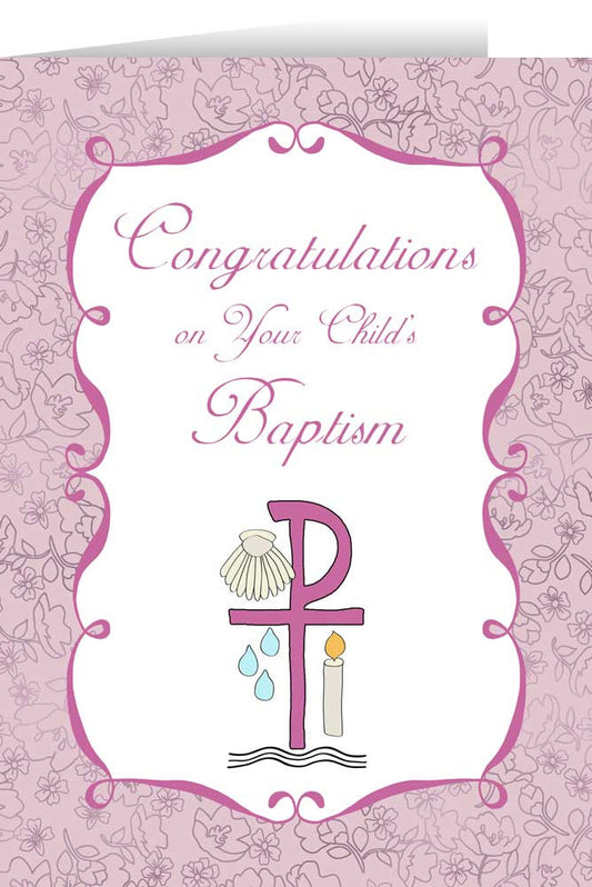 Baptism of Your Child Greeting Card