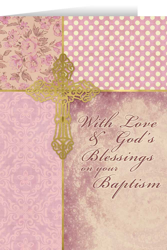 Baptism Greeting Card (Adult or Child Baptism)