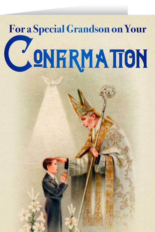 Grandson Confirmation Greeting Card