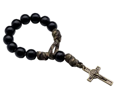 St. Benedict One Decade Paracord Rosary