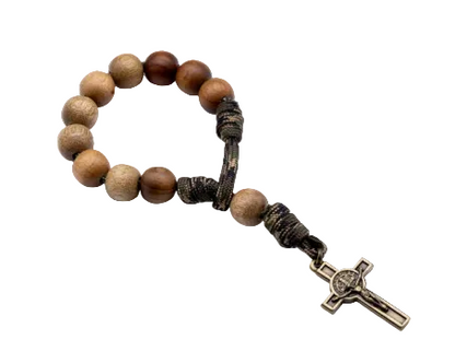St. Benedict One Decade Paracord Rosary