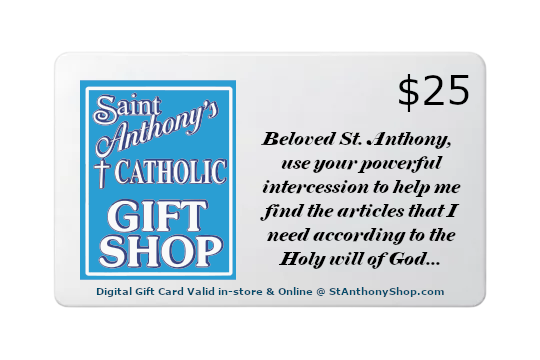 Gift Card for St. Anthony's Catholic Gift Shop