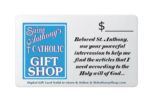 Gift Card for St. Anthony's Catholic Gift Shop