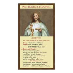 Mass Prayers and Responses Trifold Card