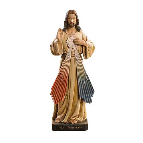 Divine Mercy, Toscana Statue - 8"