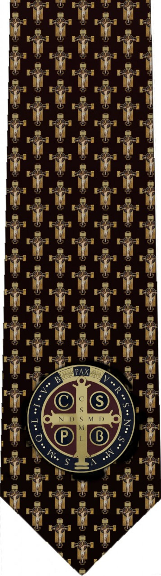 St. Benedict Crucifix Tie