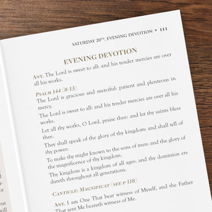 Benedictus - 1962 Latin Mass Monthly Companion