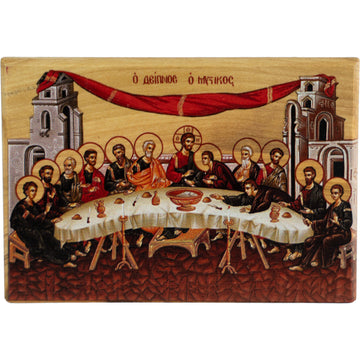 Olive Wood Color Icon - Made in the Holy Land