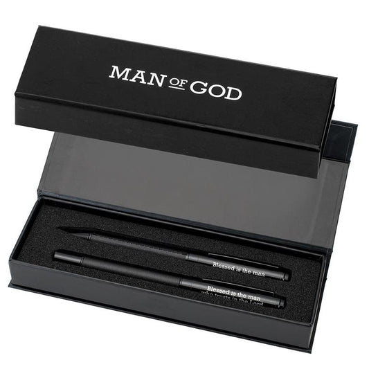 Man Of God Pen And Pencil Set