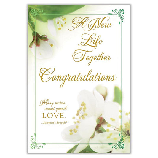 " A New Life Together Congratulations " Greeting Card