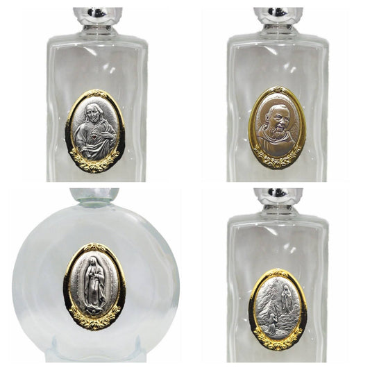 Holy Water Glass Bottle, From Italy (Icon Variants)