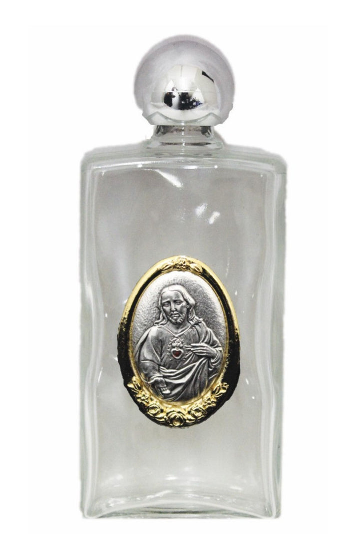 Holy Water Glass Bottle, From Italy (Icon Variants)