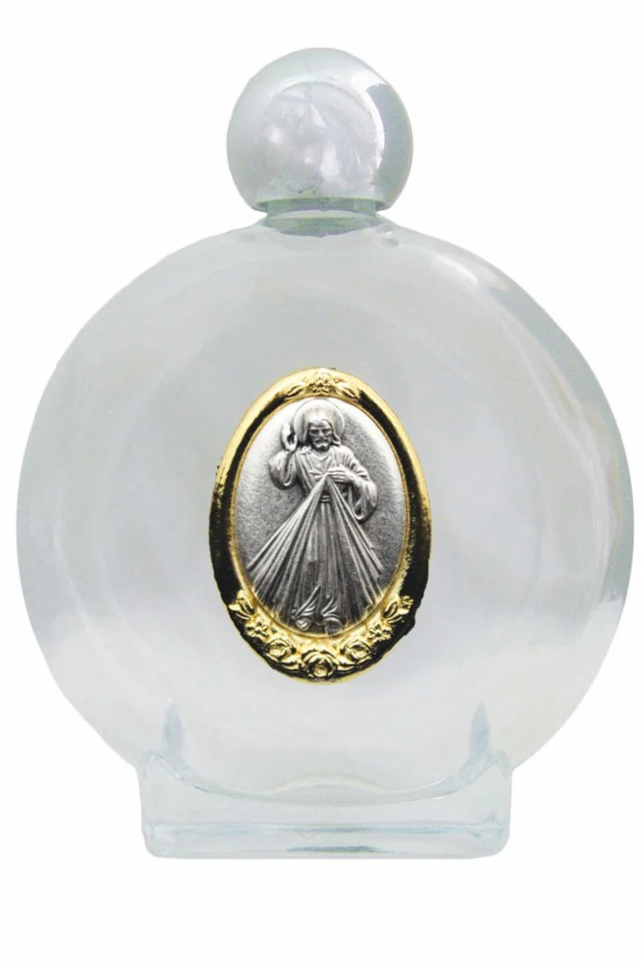 Holy Water Glass Bottle, From Italy (Icon Variants)