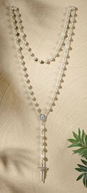 Our Lady Of Grace Pearl Wall Rosary