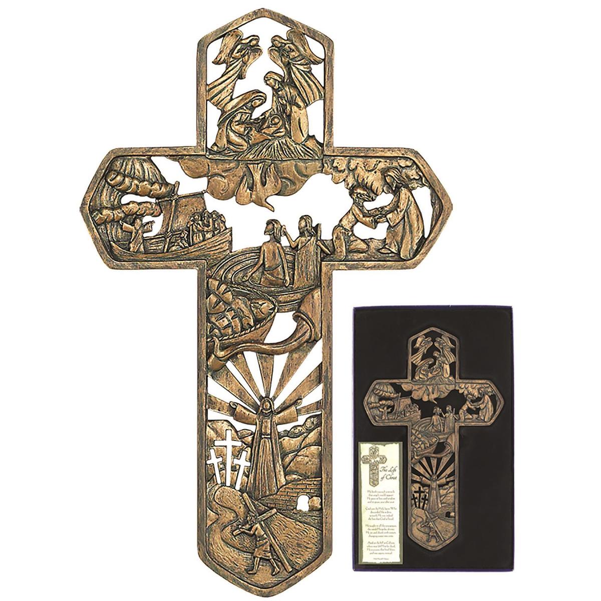 Life of Christ Wall Cross - 11"