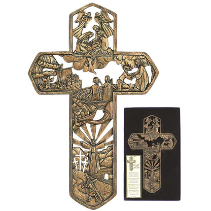 Life of Christ Wall Cross - 11"