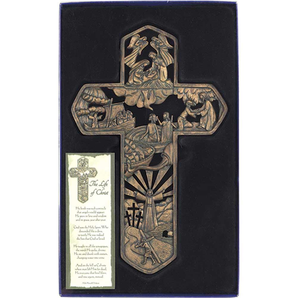 Life of Christ Wall Cross - 11"