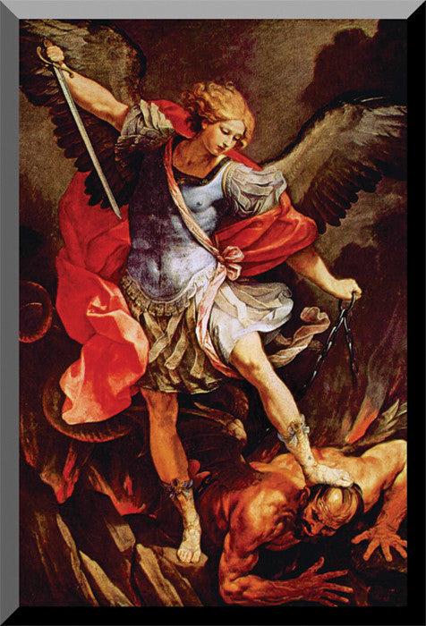 St. Michael the Archangel Wall Plaque - 12 x 18"