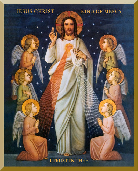 King of Mercy Wall Plaque - 3" x 4"