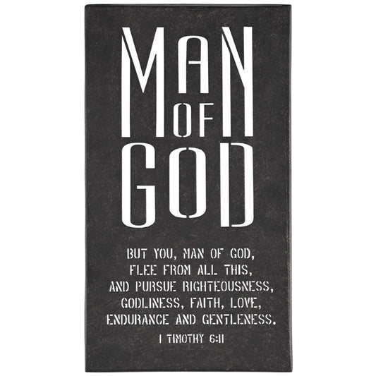 Man of God Metal Wall Frame
