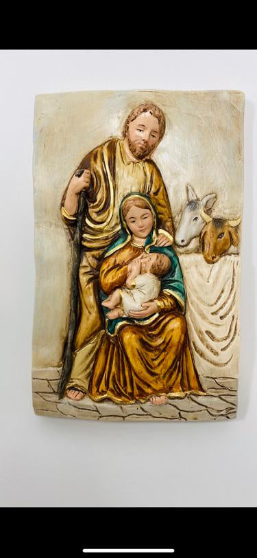 Holy Family With Our Lady Of La Leche Plaque