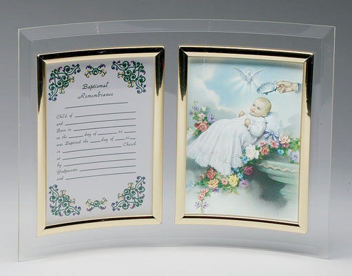 Baptismal Photo Frame with Remembrance Certificate