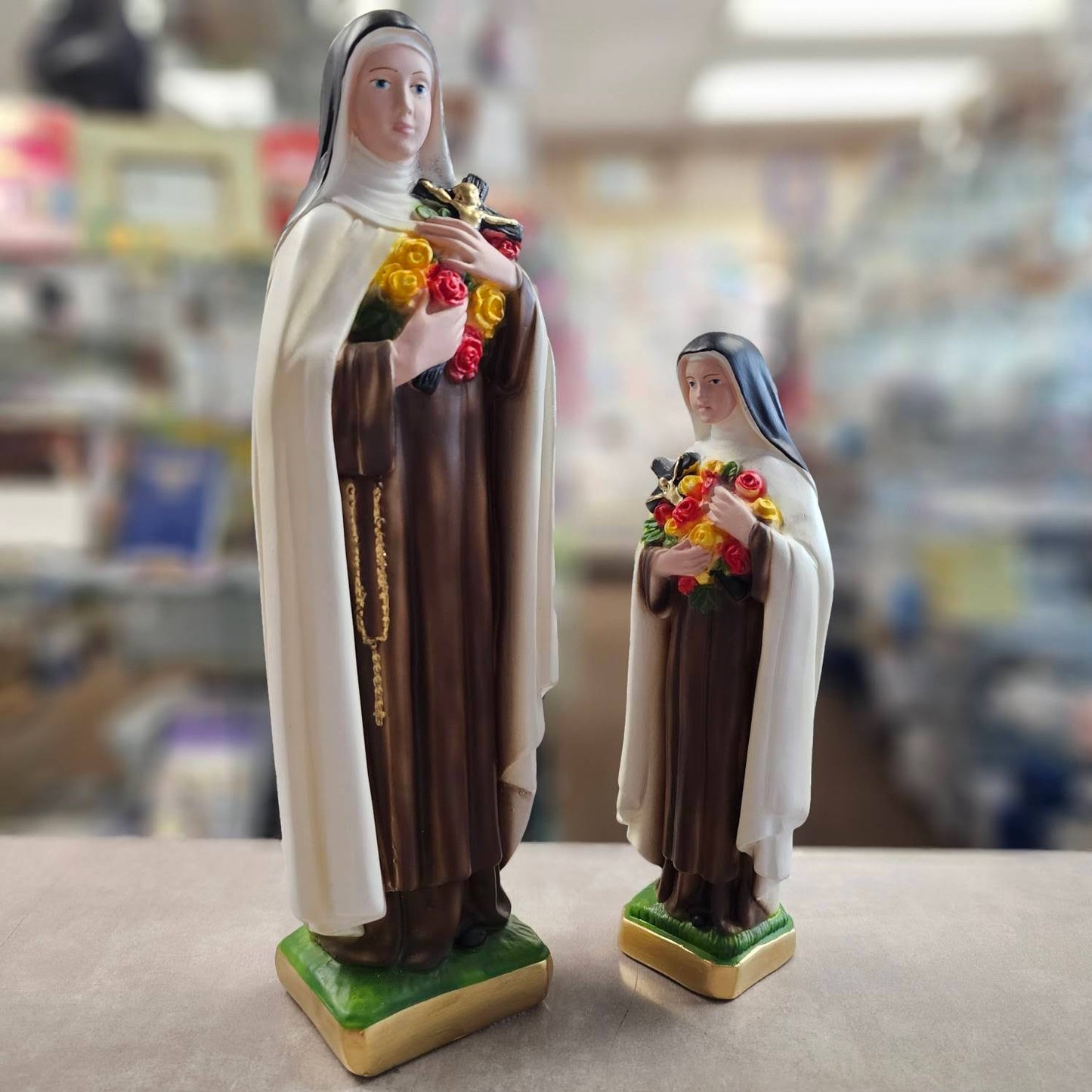 St. Therese of Lisieux, Italian Statue - 8" or 12"