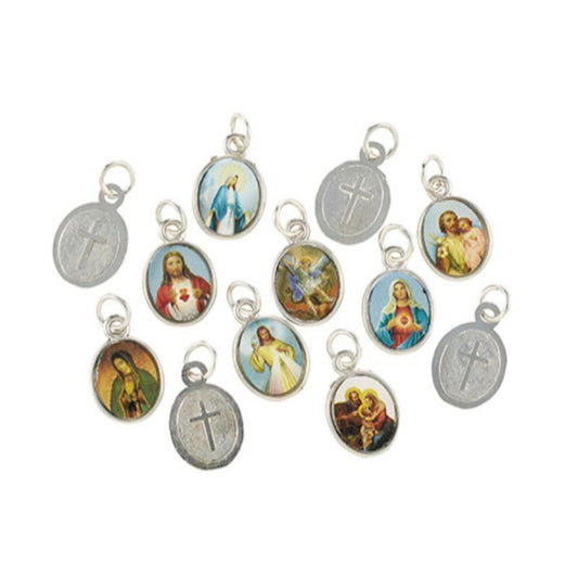 Holy Icons Mini Devotional Medals Assorted