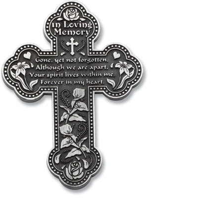 In Loving Memory - Pewter Cross