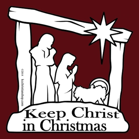 Keep Christ in Christmas - Car Magnet